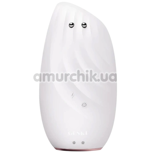 Щетка для лица Geske Sonic Thermo Facial Brush & Face-Lifter 8 in 1, кремовая