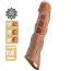 Насадка на пеніс Pretty Love Penis Sleeve Ragnar, світло-коричнева - Фото №10