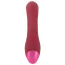 Вибратор клиторальный и для точки G с толчками Javida 3 Function Vibrator With Curved Shaft, бордовый - Фото №4