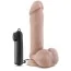 Вібратор X5+ 8 inch Gyrating Vibrating Cock, тілесний - Фото №1