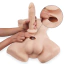 Фаллоимитатор с мужским торсом SilexD Apollo Male Torso L, телесный - Фото №5