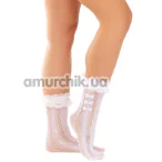 Носки Leg Avenue Sweetheart Lace Ankle Socks, белые - Фото №1