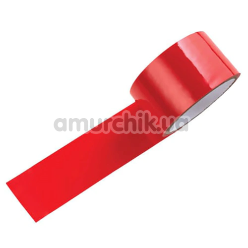 Бондажная лента Fantasy Fetish Red Tape 15 м, черная - Фото №1