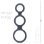 Эрекционное кольцо для члена Boners Triple Cock Ring, серое - Фото №4