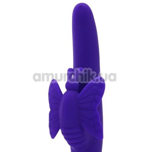 Вибратор Posh 10-Function Silicone Fluttering Butterfly, фиолетовый