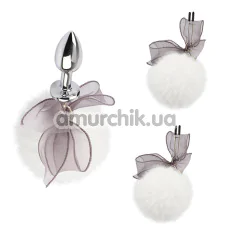 Набір секс-іграшок Senuelo Cutesy Nipple Clamps And Anal Plug, срібний - Фото №1