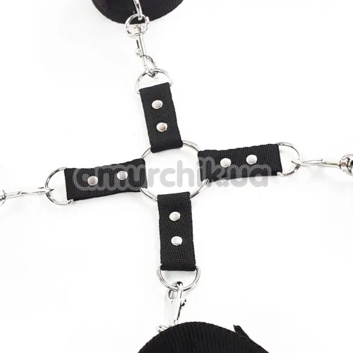 Фиксаторы для рук и ног Art of Sex BDSM Ring Fixation Simple, черные