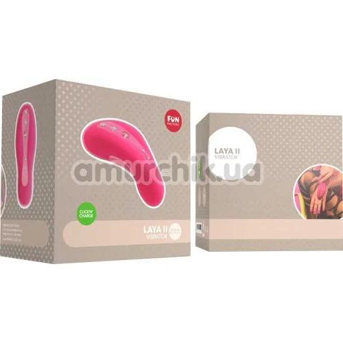 Клиторальный вибратор Fun Factory Laya II, розовый
