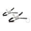 Затискачі для сосків з кільцями Easy Toys Nipple Clamps, срібні - Фото №1