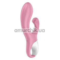 Вібратор Satisfyer Air Pump Bunny 2, рожевий - Фото №1