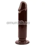 Анальна пробка Rubicon Evil Dildo Plug XL, коричнева - Фото №1