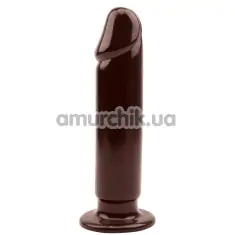 Анальна пробка Rubicon Evil Dildo Plug XL, коричнева - Фото №1
