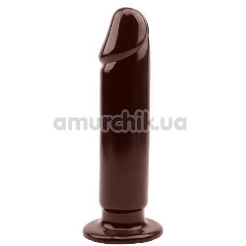 Анальна пробка Rubicon Evil Dildo Plug XL, коричнева - Фото №1