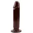 Анальна пробка Rubicon Evil Dildo Plug XL, коричнева - Фото №1