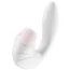 Вібратор з вакуумним стимулятором Satisfyer Supernova, білий - Фото №1