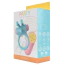 Виброкольцо для члена Party Color Toys Riny, бирюзовое - Фото №10
