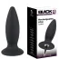 Анальная пробка с вибрацией Black Velvets Rechargeable Plug M, черная - Фото №6