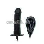 Вибратор Bigger Joy Inflatable Vibrating Dong, черный - Фото №1