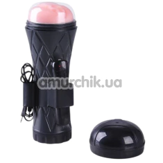 Мастурбатор с вибрацией Men Powerup Passion Cup Pocket Pussy Vagina, телесный - Фото №1