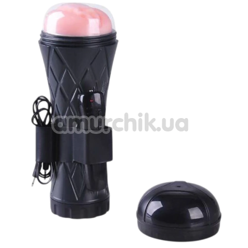 Мастурбатор з вібрацією Men Powerup Passion Cup Pocket Pussy Vagina, тілесний - Фото №1