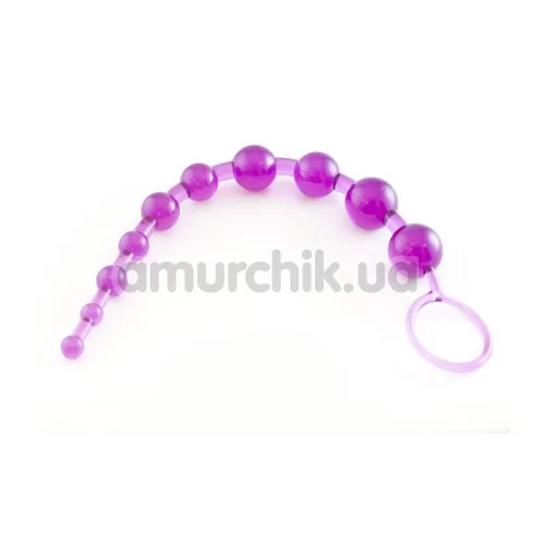 Анальные бусы Thai Toy Beads фиолетовые