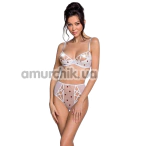 Комплект Passion Free Your Senses Lovelia Bikini, білий: бюстгальтер + трусики - Фото №1