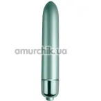 Клиторальный вибратор Rocks-Off RO-90mm Touch Of Velvet, светло-бирюзовый - Фото №1