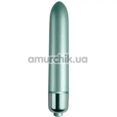 Клиторальный вибратор Rocks-Off RO-90mm Touch Of Velvet, светло-бирюзовый - Фото №1