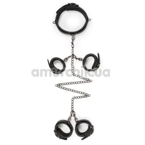 Бондажный набор Whipped Six Piece Full Restraint Set, черный