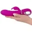 Вибратор XouXou Super Soft Silicone Rabbit Vibrator, розовый - Фото №8