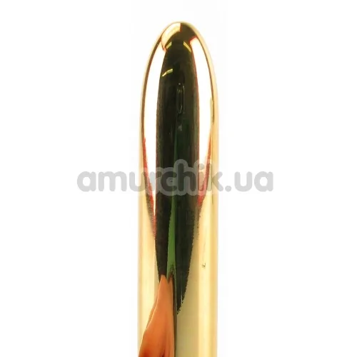 Вібратор Precious Metal Gems 11 см, золотий