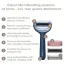 Массажер-роллер для лица и тела с микроиглами Geske MicroNeedle Face & Body Roller 8 in 1, синий - Фото №8