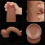 Фаллоимитатор Sliding-Skin Dual Layer Dong King Sized 12, светло-коричневый - Фото №16