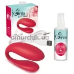 Набор Smile Rechargeable Couples Vibrator We-Vibe, красный - Фото №1