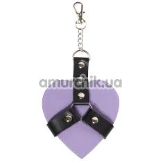 Брелок у вигляді серця Art of Sex Chained Heart, бузковий - Фото №1