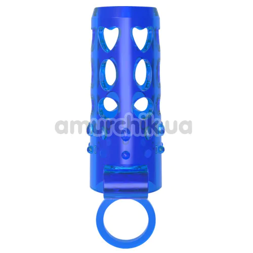 Набір з 2 насадок на пеніс GK Power Double Enhancer Kit, синій