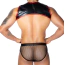 Комплект чоловічий JSY Sexy Lingerie 9166, чорний: топ + труси - Фото №5