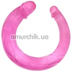 Двухконечный фаллоимитатор Double Dones 040060, розовый - Фото №1