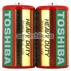 Батарейки Toshiba R14KG С (R14/LR14), 2 шт - Фото №1