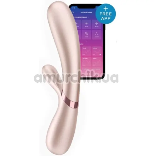 Вибратор с подогревом Satisfyer Hot Lover, светло-розовый
