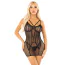 Сукня Leg Avenue Heart Net Mini Dress, чорна - Фото №1