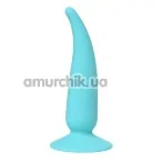 Анальная пробка ToDo Anal Plug Cappy, бирюзовая - Фото №1