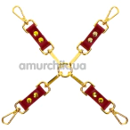 Ремешки для фиксаторов Taboom Bondage in Luxury Hogtie, красные - Фото №1