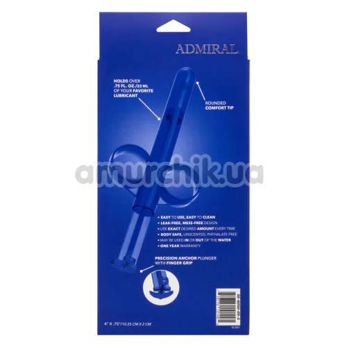 Шприц для лубриканта Admiral Lube Tube, синий