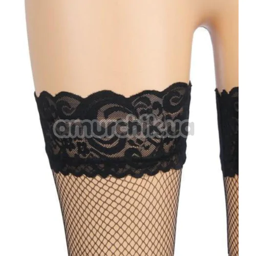 Панчохи Star Night Rhinestone Tight Net Stockings, чорні