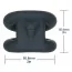 Эрекционное кольцо для члена Lux Active Tug Versatile Silicone Cock Ring, черное - Фото №3