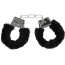 Наручники Ouch! Beginner's Furry Handcuffs, черные - Фото №1