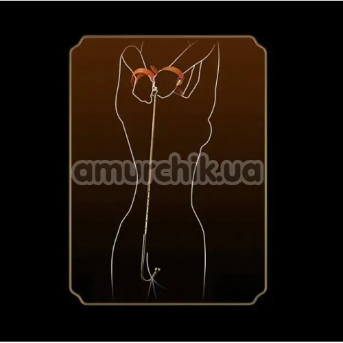 Анальний гак Lockink Golden Adjustable Anal Hook Set, золотий