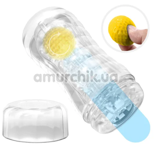 Мастурбатор Pretty Love Vacuum Cup Masturbator Stellar, прозрачный