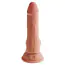 Фаллоимитатор King Cock Plus 6.5 Triple Density Cock With Balls, светло-коричневый - Фото №2